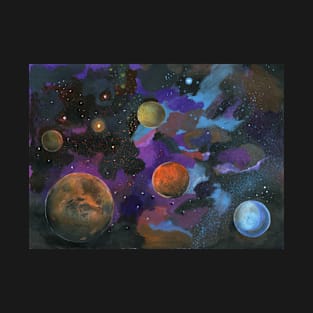 Planets in space T-Shirt