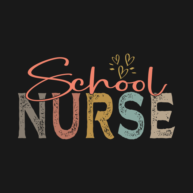 Retro School Nurse Nursing School Student Nurse In Progress by Flow-designs