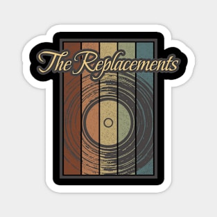 The Replacements Vynil Silhouette Magnet