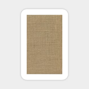 Natural Woven Beige Burlap Sack Cloth Magnet