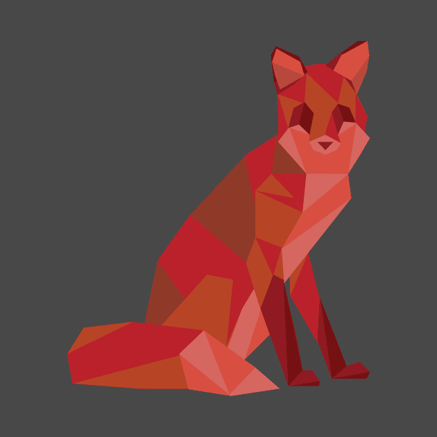 Origami Fox by BubblegumGoat