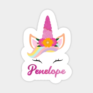 Name penelope unicorn lover Magnet