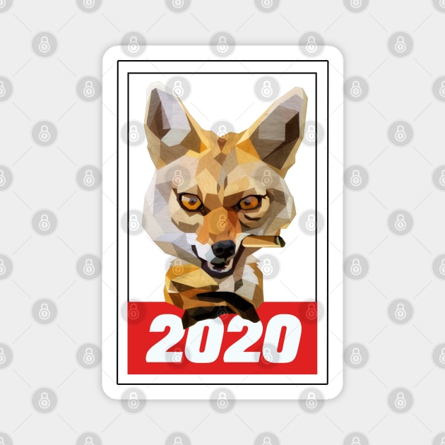 Fox mood 2020 Magnet by pxl_g