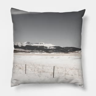 Fairplay Town Colorado Mountains Landscape Photography V3 Pillow