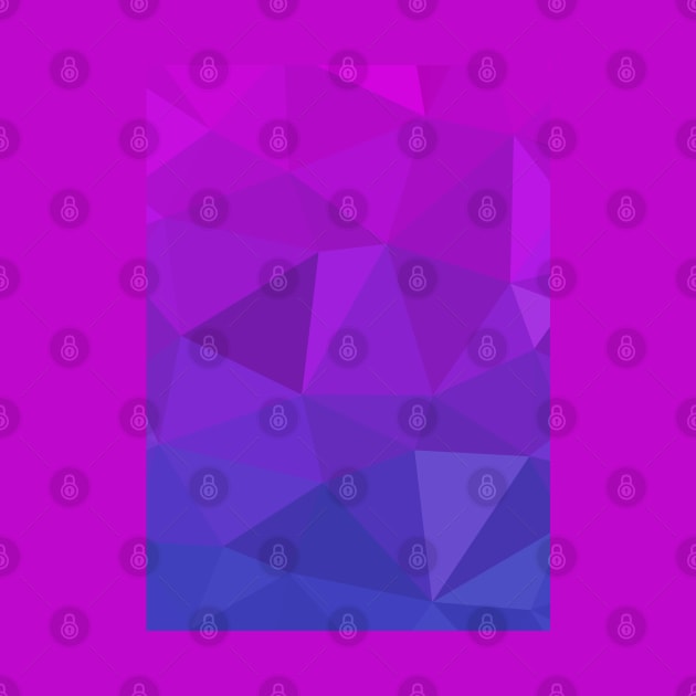 Magenta, Violet & Blue Triangle Pattern by love-fi