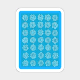 Blush Blue Florals Magnet