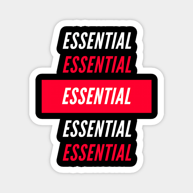 Essential Magnet by DOGwithBLANKET