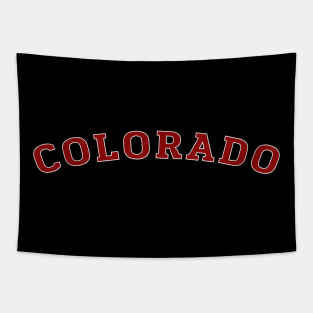 Colorado State Vintage Retro Style Tapestry