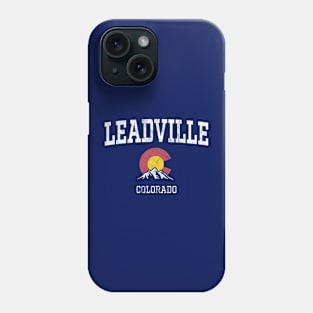 Leadville Colorado CO Vintage Athletic Mountains Phone Case