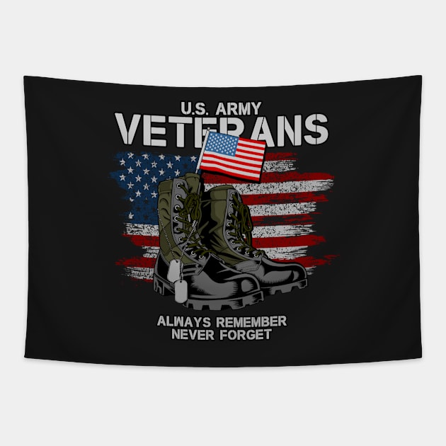 Army Veterans Tapestry by D3monic