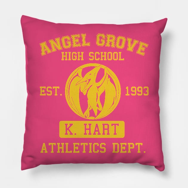 Pink Team Pillow by Snomad_Designs