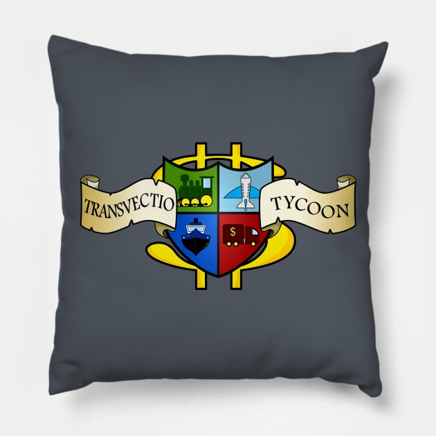 Transvectio Tycoon Pillow by GeekFYI.com