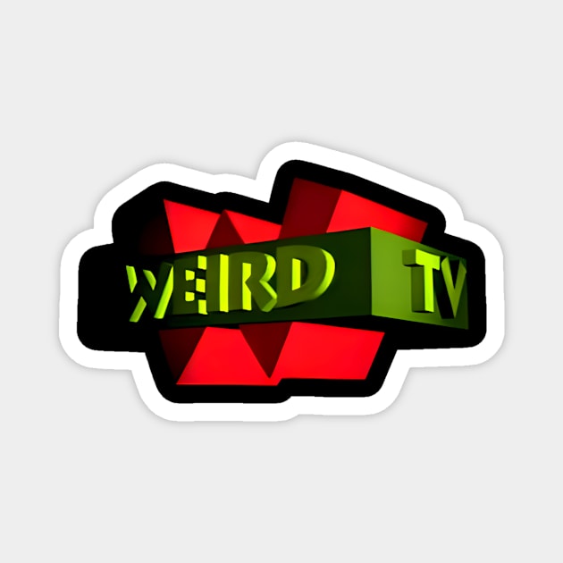 Weird TV Logo Magnet by Sudburied