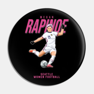 Megan Rapinoe #15 Seattle Women Football Pin