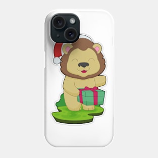 Lion Christmas Package Phone Case