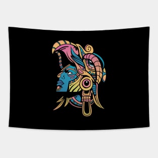 HUICHOL WARRIOR Tapestry