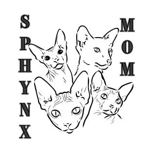 Sphynx Cat Mom T-Shirt