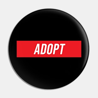 Adopt Don't Shop Box Pin