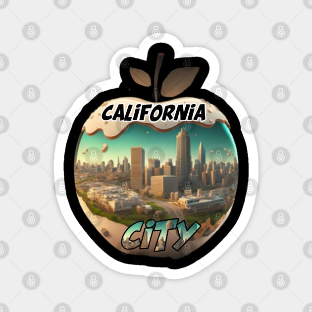 California City Of United States Magnet by Farhan S