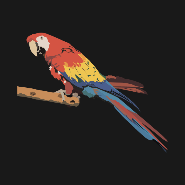 Macaw Parrot by NorseTech