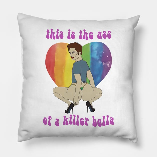 Funny This Is The Ass Of A Killer Bella Pillow by Stephensb Dominikn