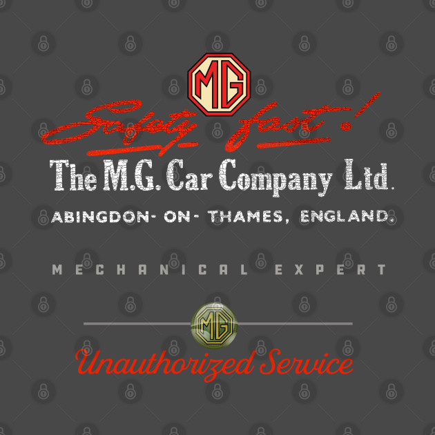 MG cars unauthorized service by Midcenturydave