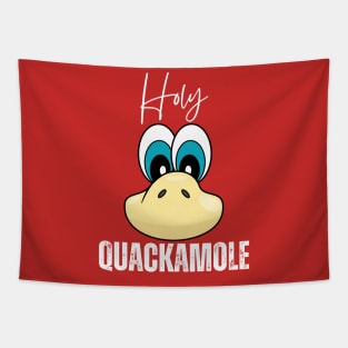 Holy Quackamole Curious Big Nose Funny Emoji Face Cartoon Tapestry