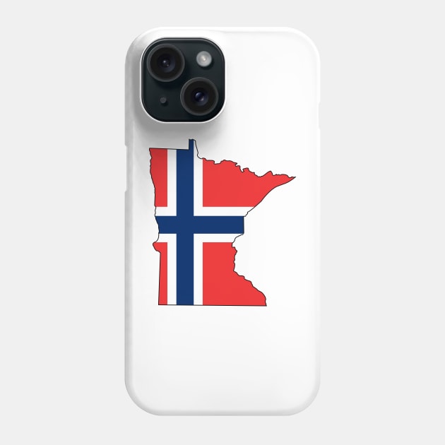 Minnesota Norwegian Herritage Phone Case by somekindofguru