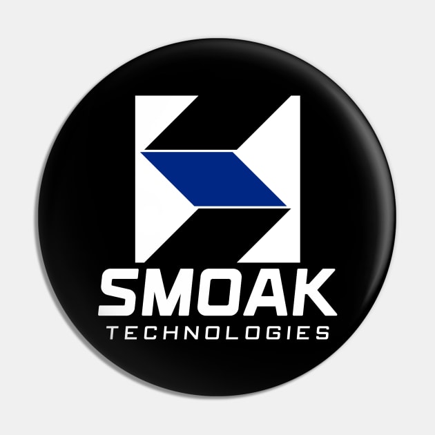 Smoak Tech White Pin by fenixlaw