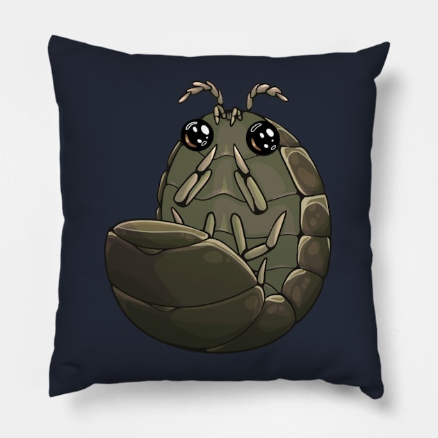 Polite Woodlouse Pillow by Zazi