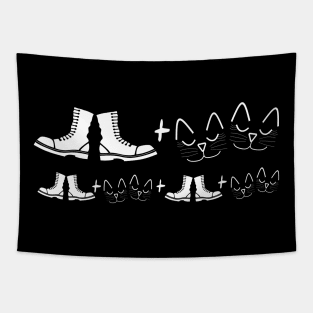 Boots and Cats Beatbox Tapestry