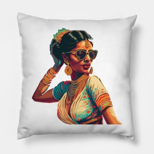 Desi Brown Girl Pillow