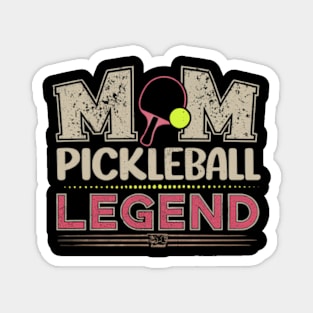 Funny Quote Pickle Ball Mom Grandma Pickleball Legend Dinking Magnet