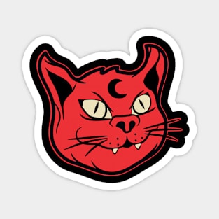 Little Devil Cat Magnet