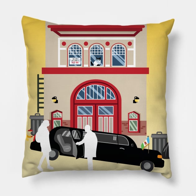 The Princess Diaries - Firehouse Pillow by Jacque_Pche