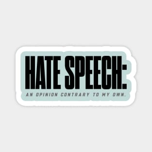 Hate speech Magnet