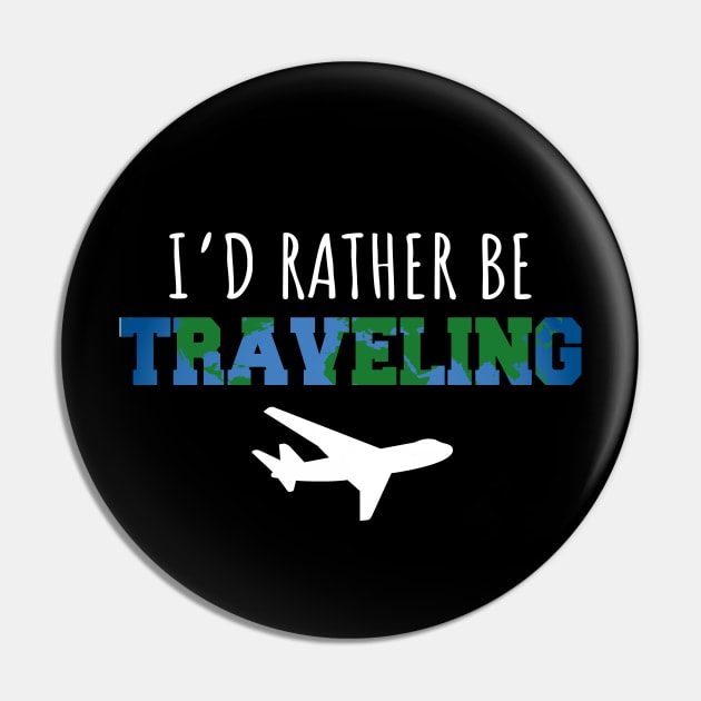 I'd rather be traveling Pin by LunaMay