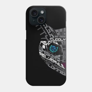 Psytrance Cat Robot Dark Techno Phone Case