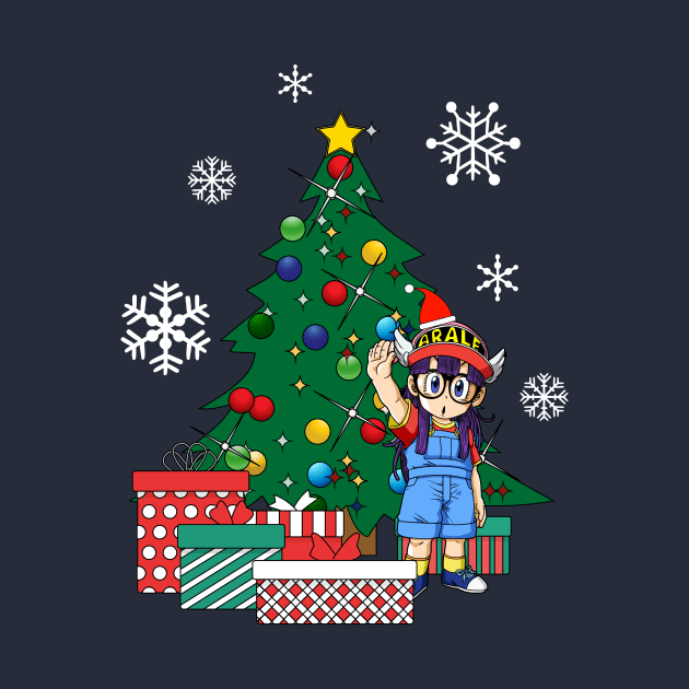 Arale Around The Christmas Tree Dr Slump by Nova5