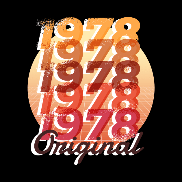 1978 birthday RETRO QUOTE LETTERING vintage birthday by Midoart