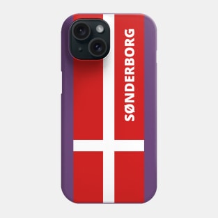 Sønderborg Denmark in Danish Flag Phone Case