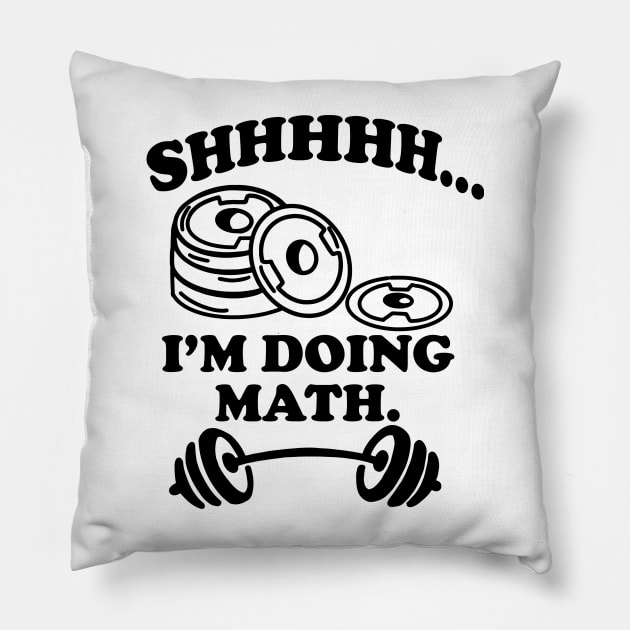 Shhh Im Doing Math Pillow by stopse rpentine