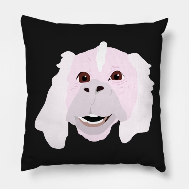 Falcor Lucky Dragon Pillow by ElviaMontemayor