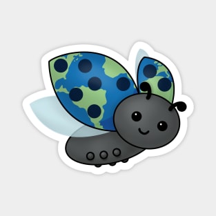 Earth Day Ladybug Magnet