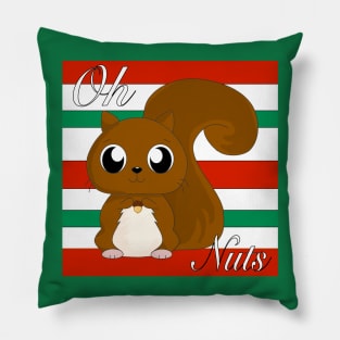 Cute ugly Christmas Oh nuts - It's Christmas Pillow