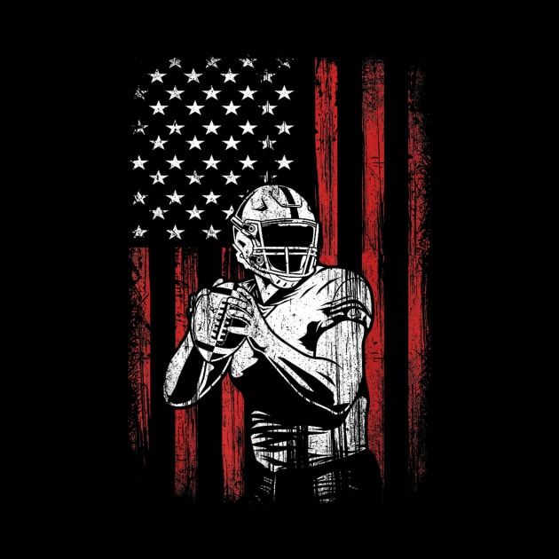 American Flag Football Gift by FêriStore'