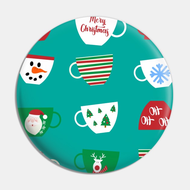 Christmas mugs Pin by HarlinDesign