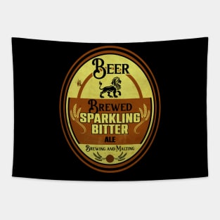 Beer Brewer Vintage Label Tapestry