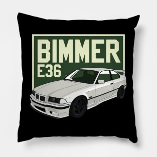 Bimmer E36 Drifting Cars Pillow