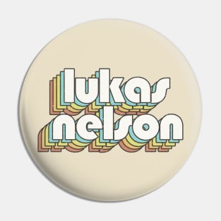 vintage color Lukas Nelson Pin